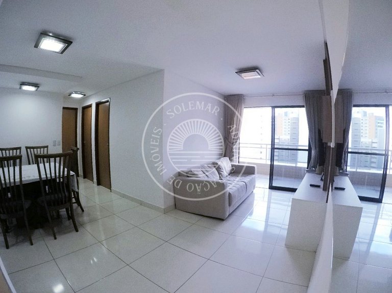 Apartamemto de 75 m2 no Meireles as dois passo do Aterro.