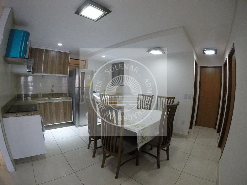 Apartamemto de 75 m2 no Meireles as dois passo do Aterro.