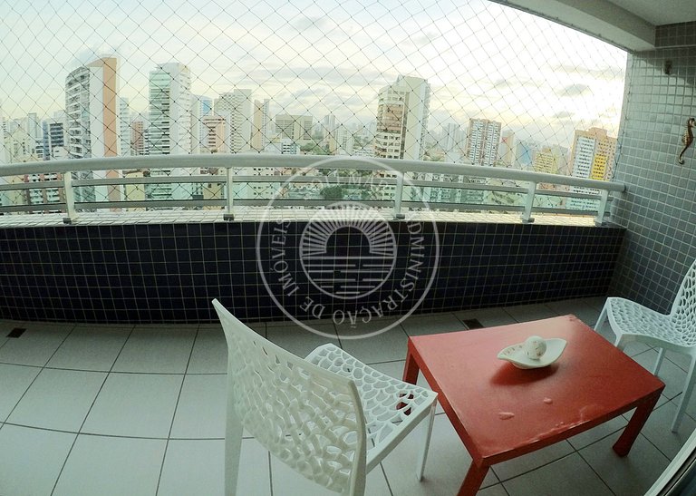 Apartamento com suíte e quarto com beliche