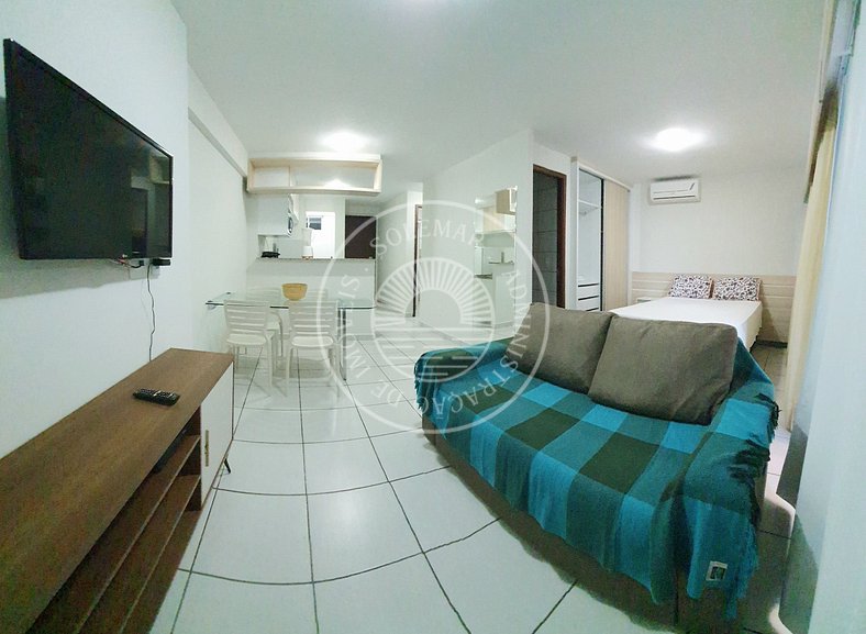 Apartamento com uma camera matrimoniale e uma com letti a ca