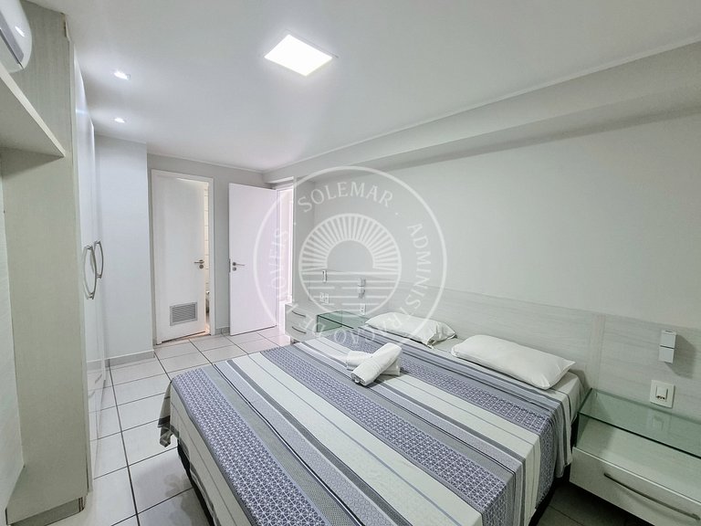 Apartamento de 1 quarto com Vista Mar