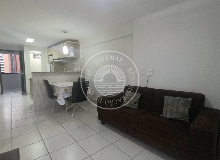 Apartamento no Beach Class, a dois passos do Aterro e Beira