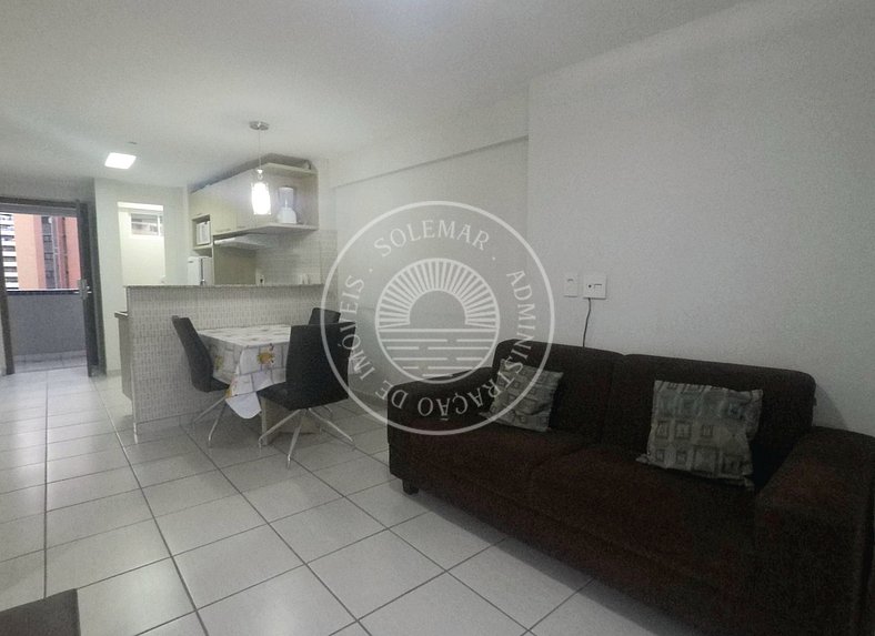 Apartamento no Beach Class, a dois passos do Aterro e Beira