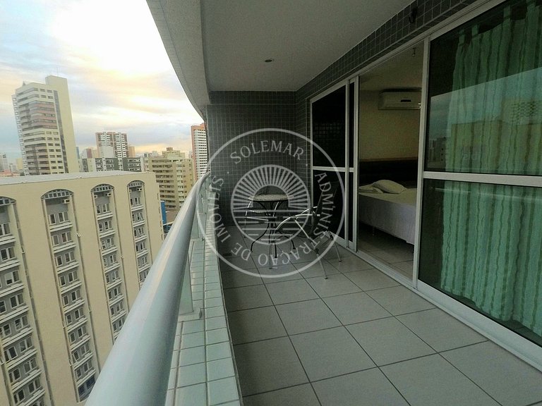 Apartamento no Beach Class, a dois passos do Aterro e Beira