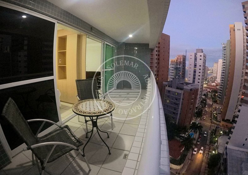 Apartamento no Beach Class, a dois passos do Aterro e Beira