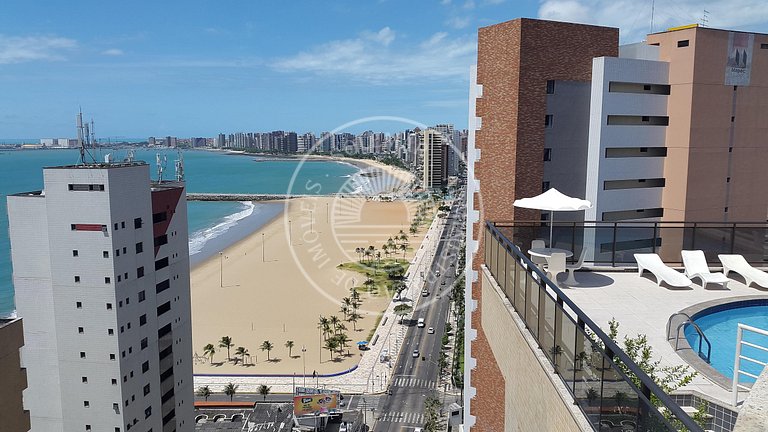 Apto moderno com 2 quartos e Vista Mar incrível.