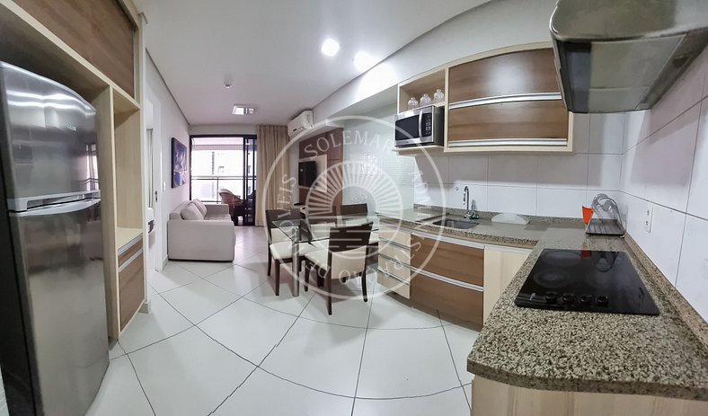 Hermoso apartamento en primera línea de mar de Fortaleza