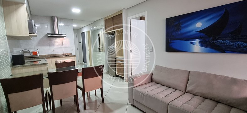 Hermoso apartamento en primera línea de mar de Fortaleza