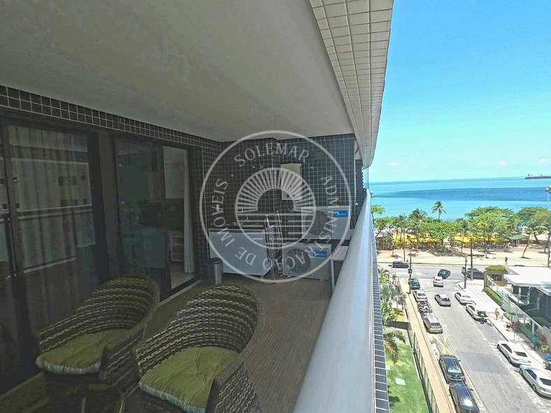 Hermoso apartamento en primera línea de mar de Fortaleza