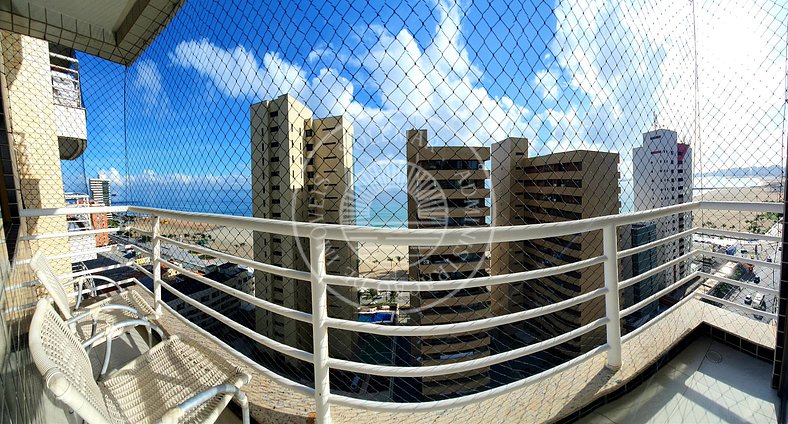 Modern apartment with 2 bedrooms and an incredible sea view.