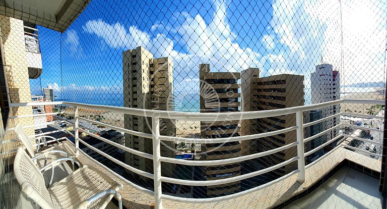 Modern apartment with 2 bedrooms and an incredible sea view.