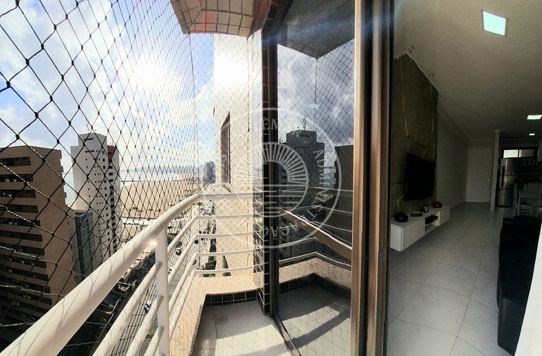 Moderno apartamento de 2 recámaras y una increíble vista al